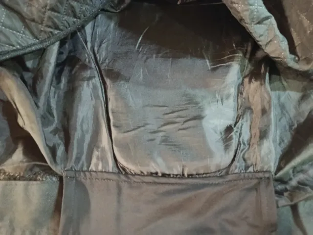 Chaqueta de moto negra y azul