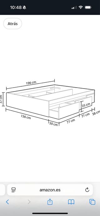 Estructura de cama