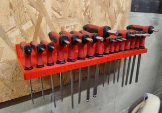 Soporte Pared Llaves Torx y Allen