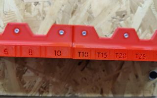 Soporte Pared Llaves Torx y Allen