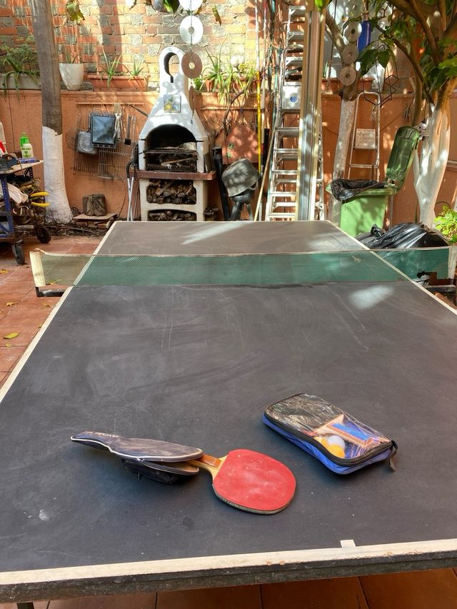 Mesa de ping pong plegable