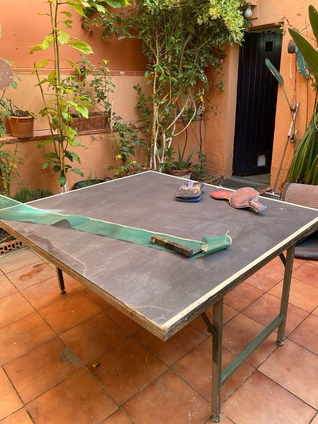 Mesa de ping pong plegable