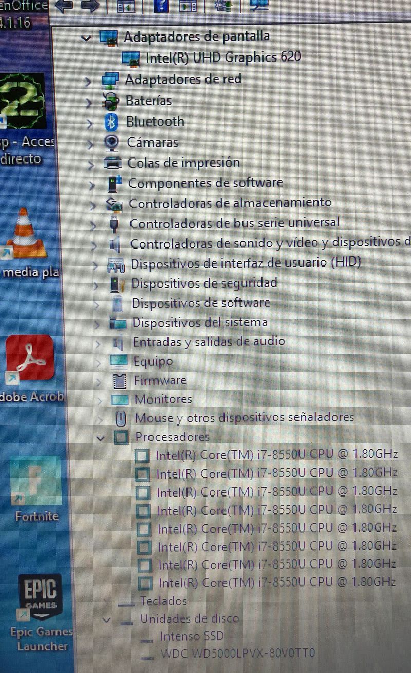 Portátil HP i7 4/32GB RAM M.2 250GB + 500GB afbeelding 9