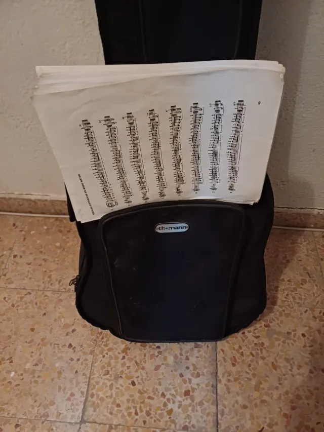 Guitarra Española con Funda Negra