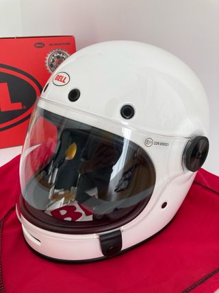 Casco de moto BELL Bullitt Blanco Retro talla S