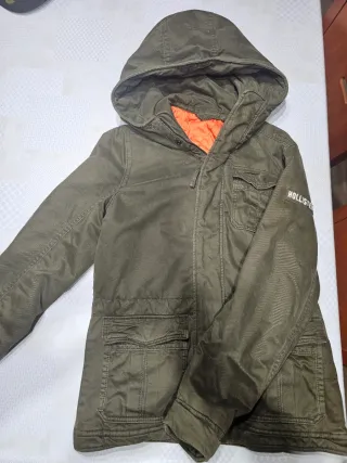 Chaqueta Hollister verde talla L