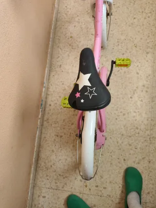 Bicicleta infantil rosa