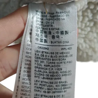 Levi's Sherpa Trucker Premium Jacket Oversized Fit