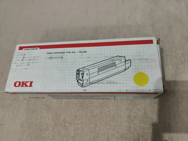 Toner OKI C6L Giallo per C3100