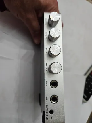 FCAUDIO KM200 Mezclador Sonido Karaoke