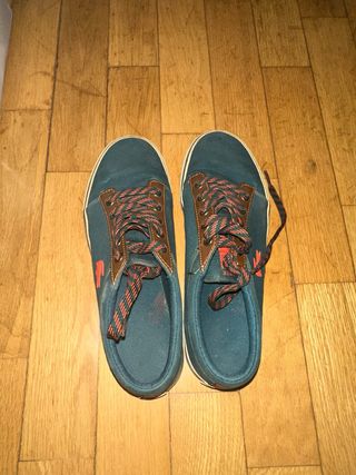 Zapatillas Lacoste verde/marrón