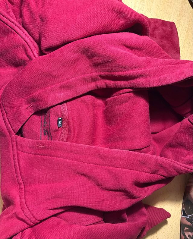 Sudadera Mister Tee Roja Talla M