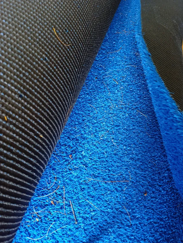 Césped artificial azul 35mm rollo 40m