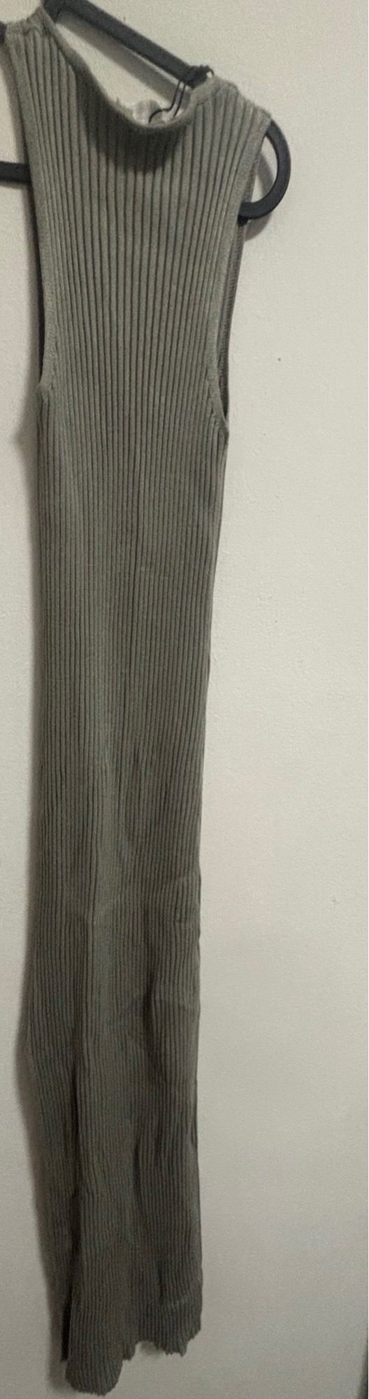 Vestido Largo Verde - Stradivarius Talla XS