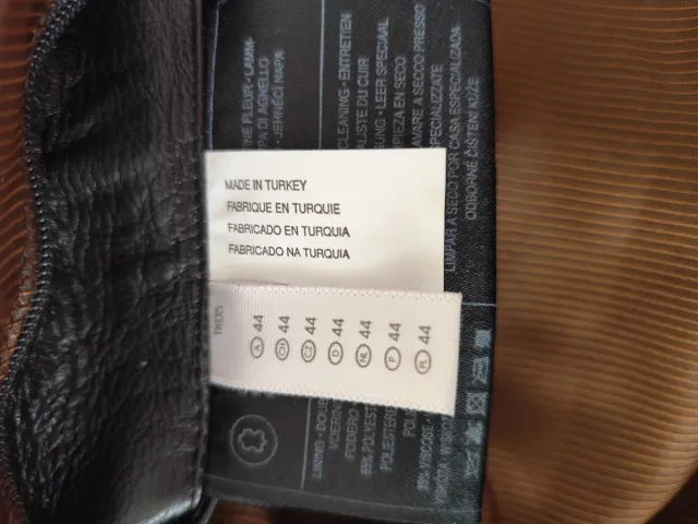 Chaqueta de cuero SIXTH SENSE marrón