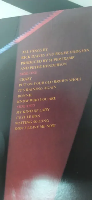 Disco Vinil Supertramp - ...Famous Last Words...