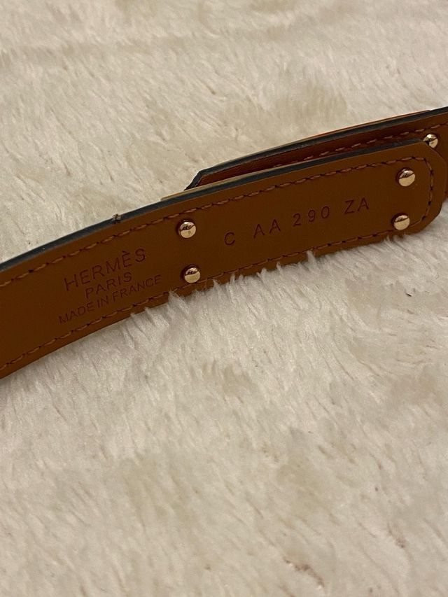 Cintura Hermes Kelly Nero e Dorato