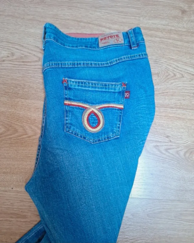 Pantalón vaquero recto azul