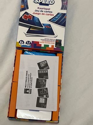 Juego de cartas Tetris Speed