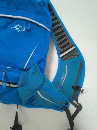 Mochila Inoxto Azul y Plata