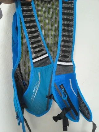 Mochila Inoxto Azul y Plata