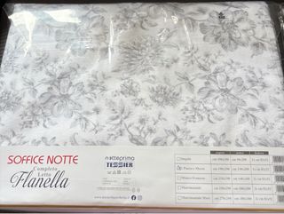 2 Lenzuola Flanella Piazza Mezza 130x200