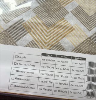 2 Lenzuola Flanella Piazza Mezza 130x200