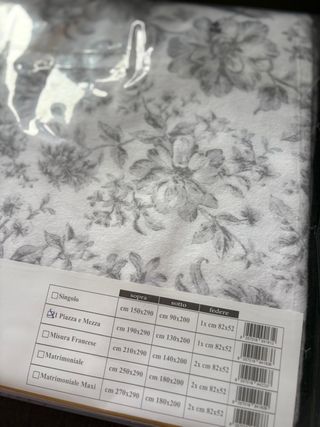 2 Lenzuola Flanella Piazza Mezza 130x200