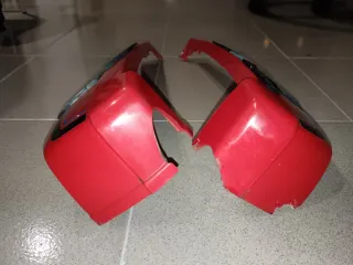 Tapas motor Vespino rojas