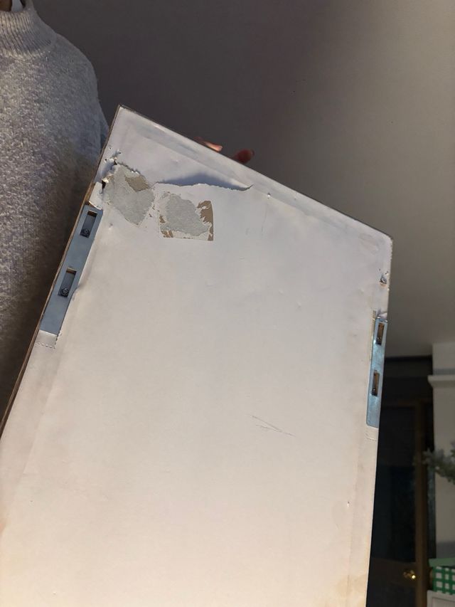 Espejo rectangular madera