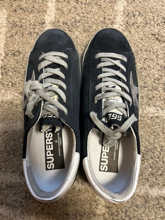 Golden Goose Superstar Tg 36 Blu suede