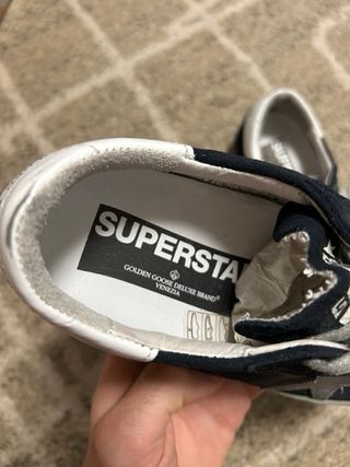 Golden Goose Superstar Tg 36 Blu suede