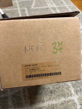 Golden Goose Superstar Tg 36 Blu suede