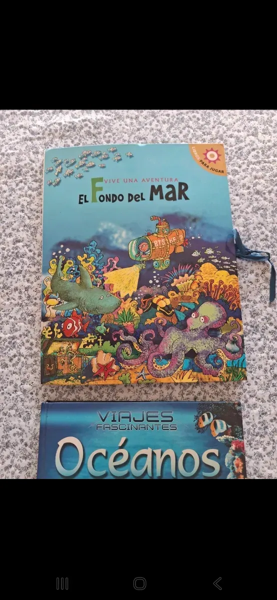 2 libros del fondo del mar y los océanos