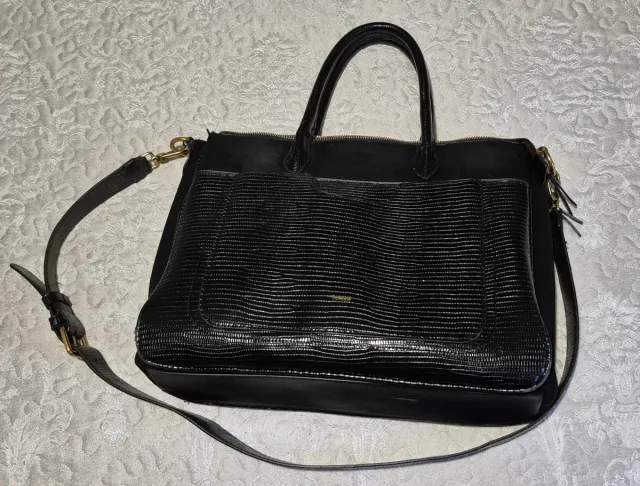 Bolso Negro para Portátil y Documentos