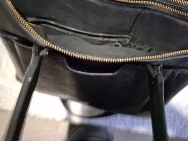 Bolso Negro para Portátil y Documentos