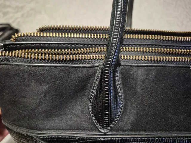 Bolso Negro para Portátil y Documentos