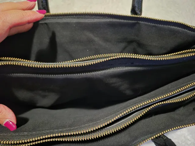 Bolso Negro para Portátil y Documentos