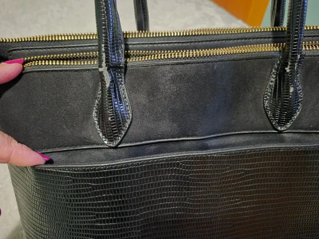 Bolso Negro para Portátil y Documentos