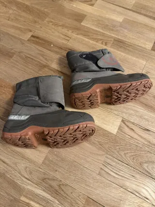 Talla 27 Botas de nieve grises y marrones