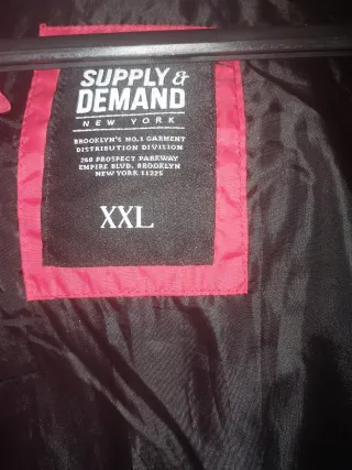 Parka roja XXL