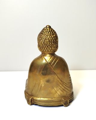 Buda de bronce, quemador de incienso