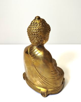 Buda de bronce, quemador de incienso