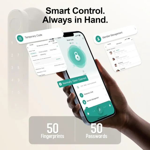Cerradura Inteligente Huella Dactilar/App