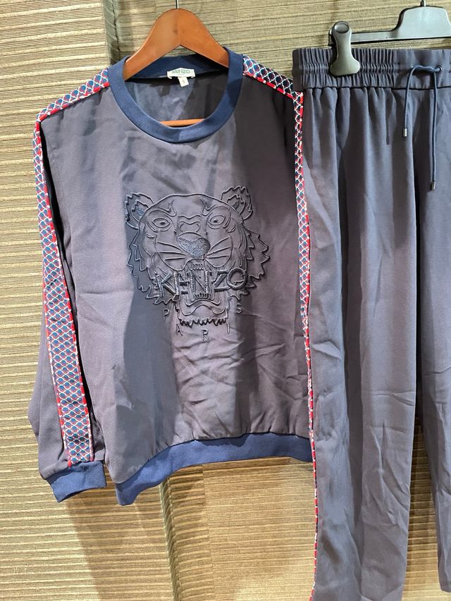 Conjunto deportivo Kenzo tigre azul multicolor