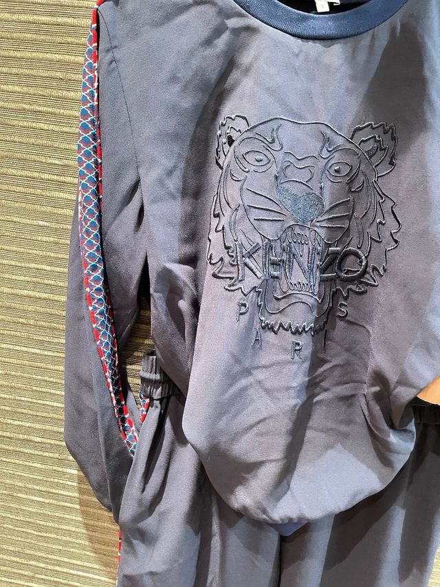 Conjunto deportivo Kenzo tigre azul multicolor