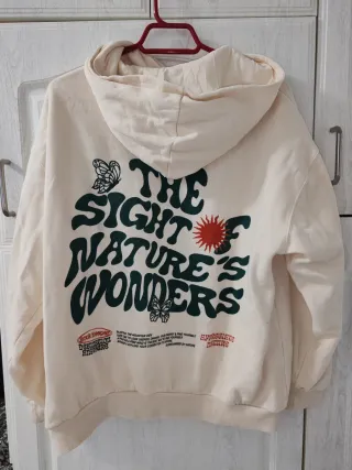 Sudadera Pull&Bear oversize Nature's Wonders