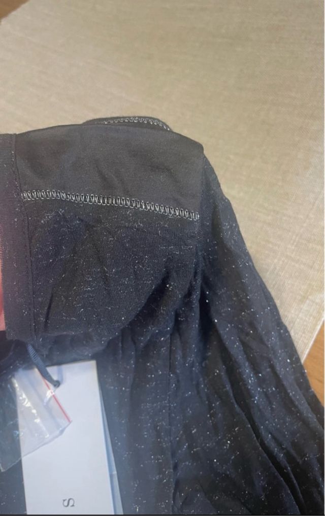 Camiseta IKKS mujer negra talla M con etiqueta