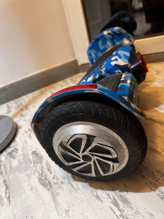 Hoverboard Camuflaje Azul con Luces