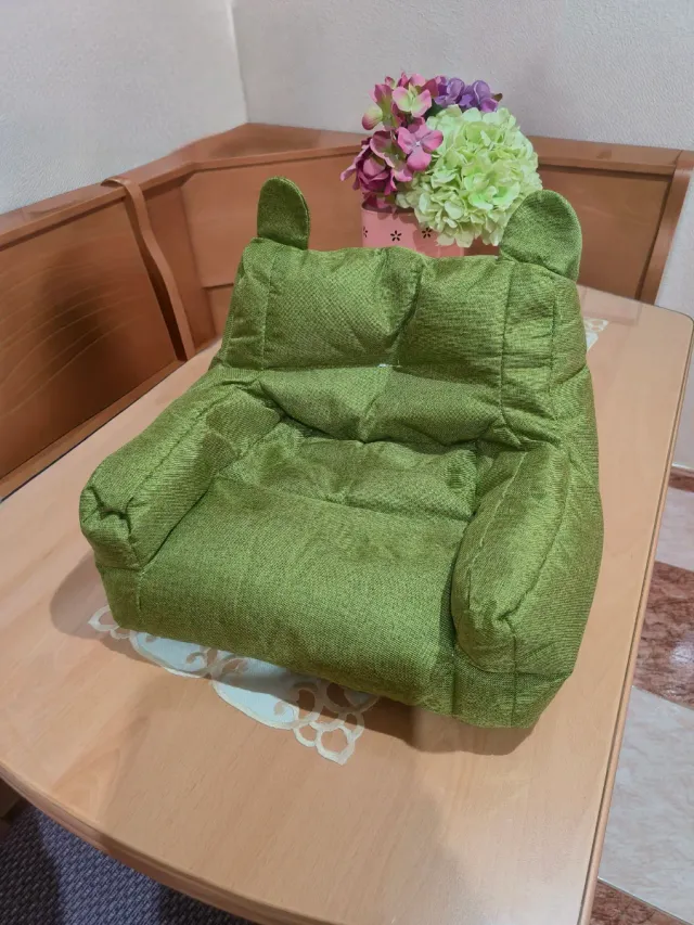 Mini sofá infantil/mascota verde
